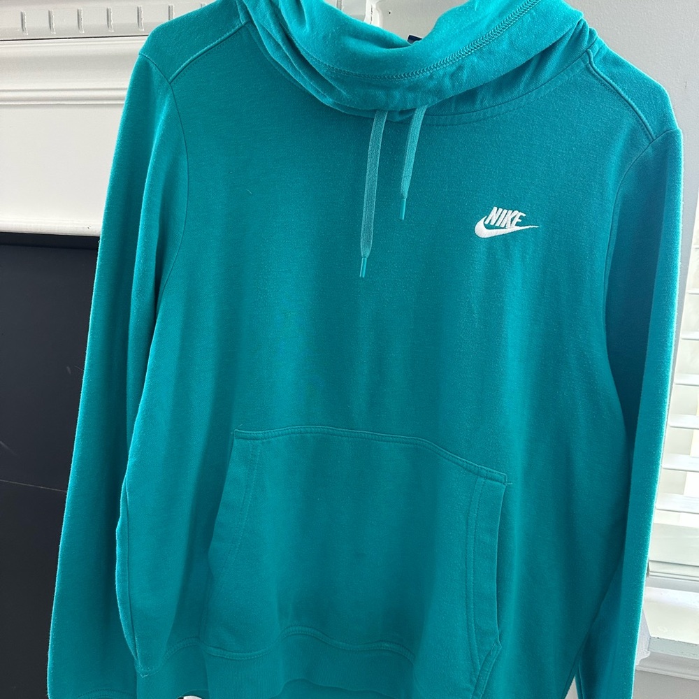 Nike Blue Relaxed Long Sleeve Hoodie